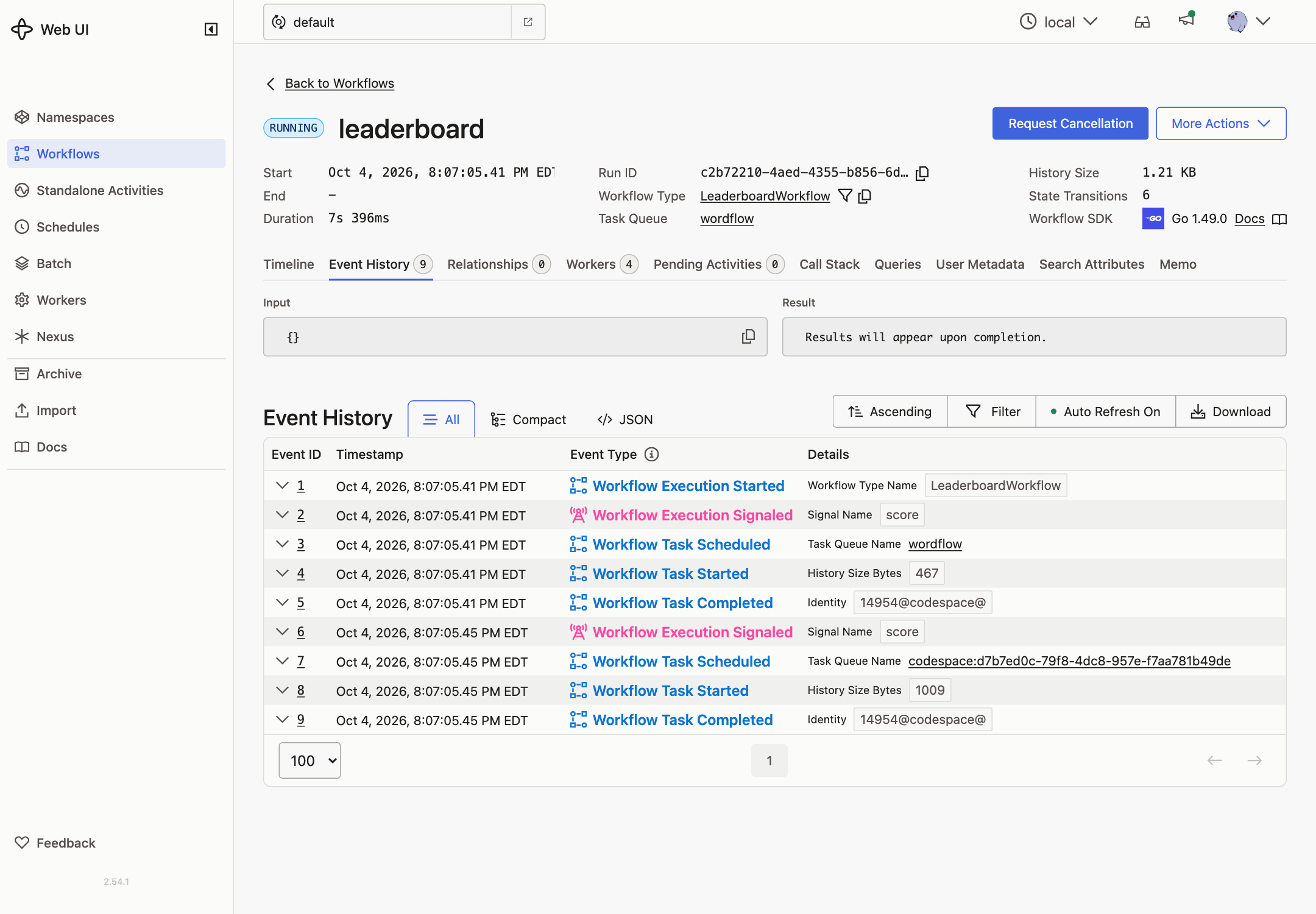 Signal-With-Start: started and signaled by one call