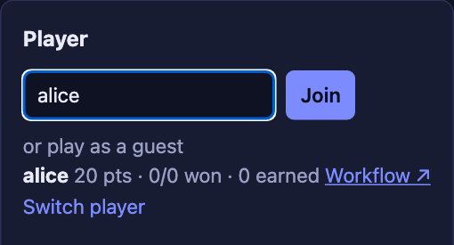 The player panel
