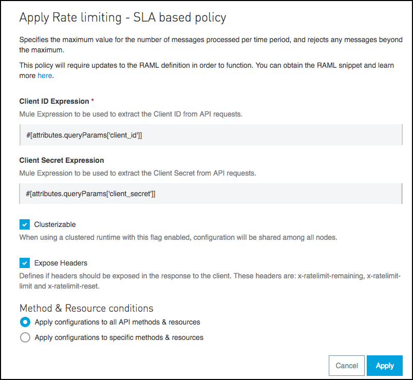 module 5 lab2 ap apimanager slatier ratelimiting slabased info expanded